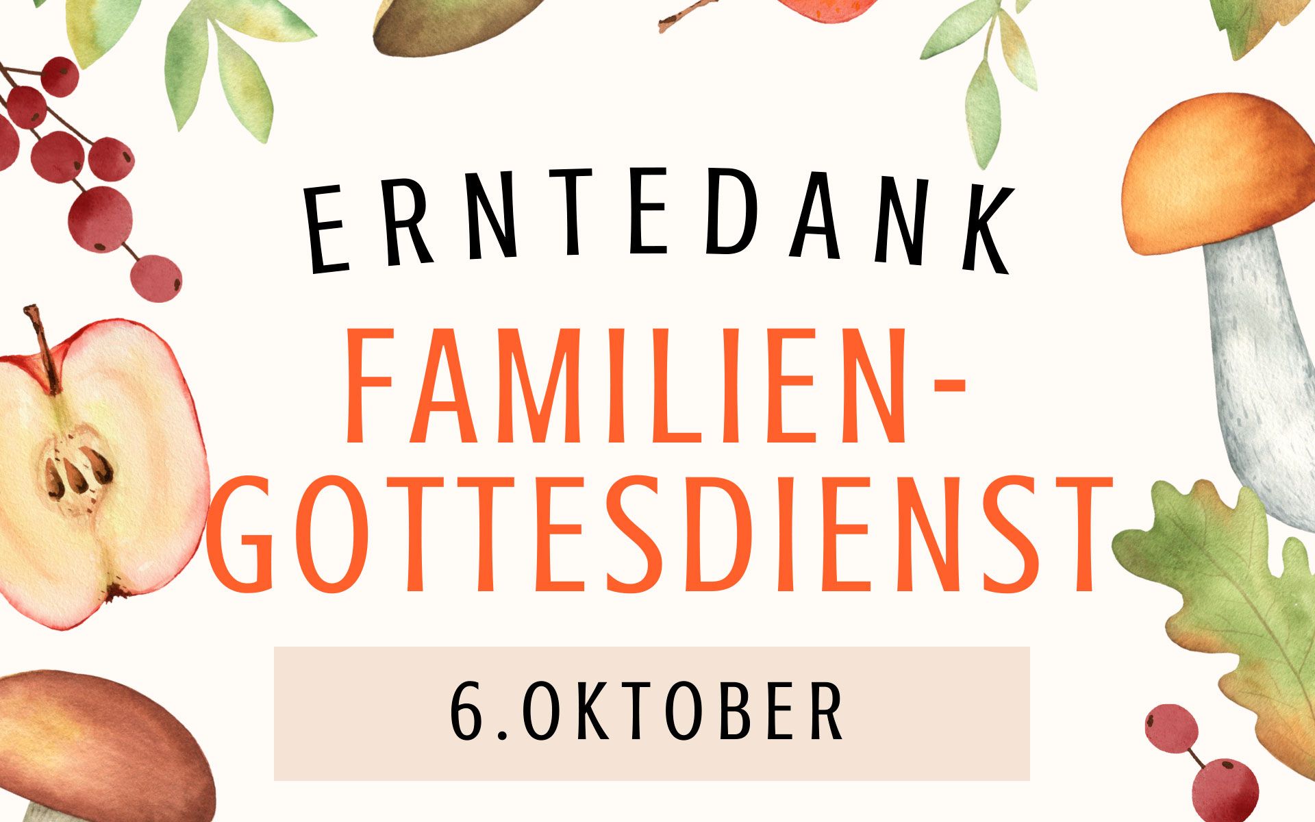 Bild: Erntedank-Gottesdienst